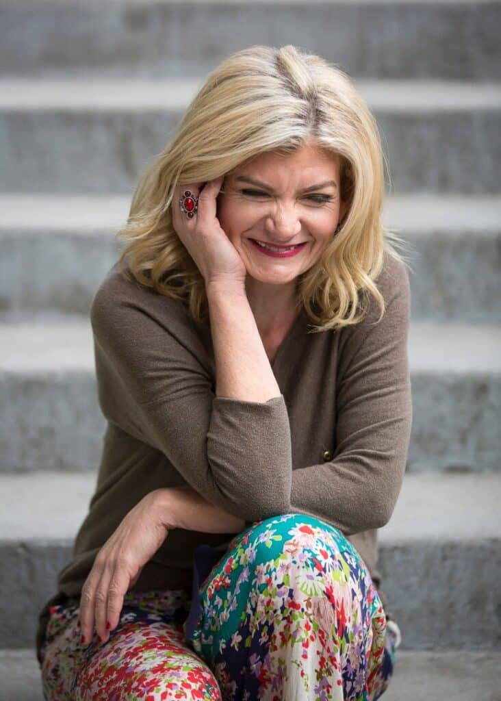 Megan M. Riley on the Stairs